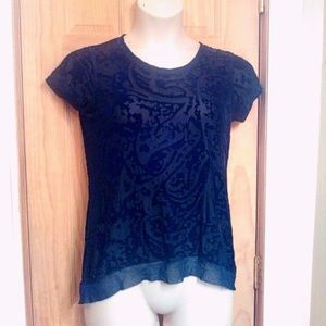 Crushed Velvet Hi-lo Tee